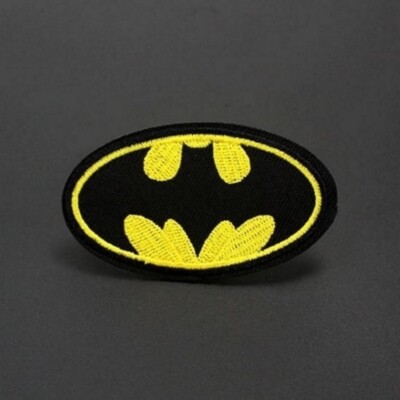Patch Écusson Batman Bruce Wayne Super-héros (Réf 1b) - Thermocollant