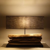 Aquaone Lampe Paris Treibholz Tischlampe 50 Cm Naturholz Holz Deko Wurzel
