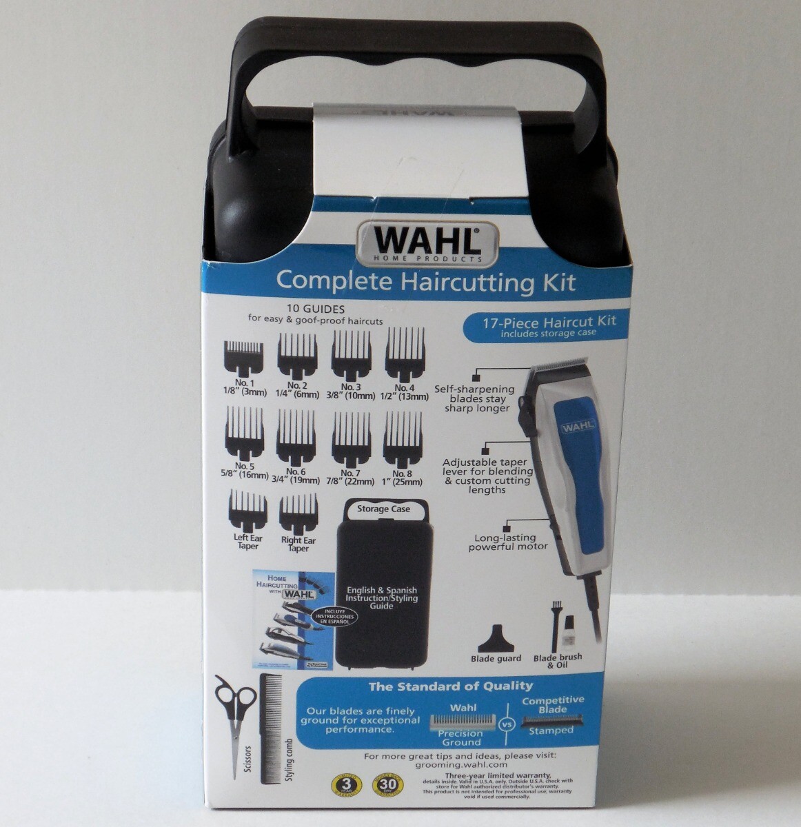 Wahl 79420200 Complete 17Piece Haircut Kit Including Storage Case New