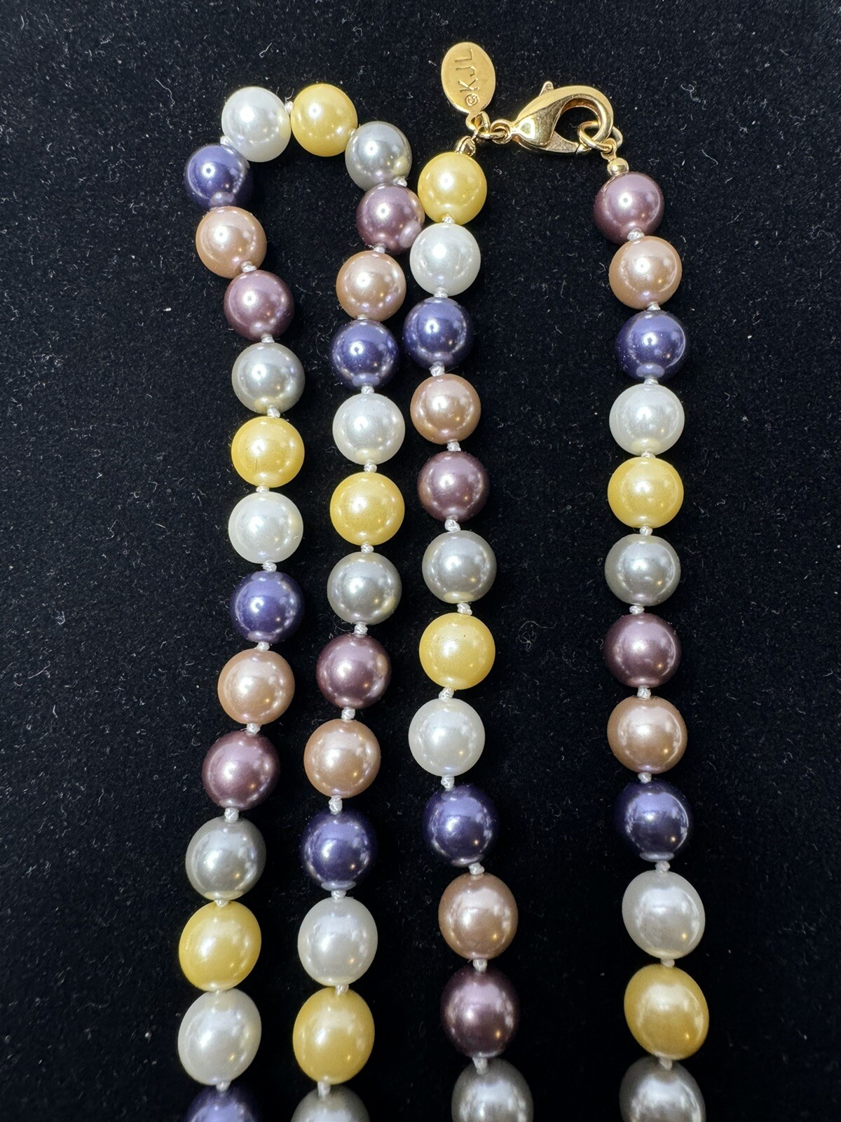 Kenneth Jay Lane KJL Faux Pearl Necklace - image 9
