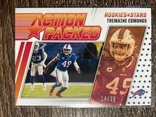 TREMAINE EDMUNDS 2021 Panini Rookies & Stars Action Packed Purple #14/35