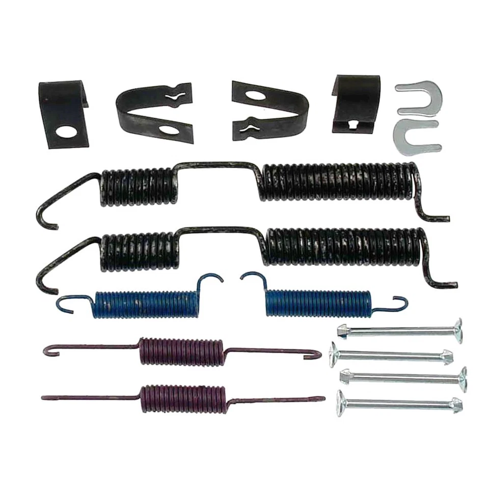 Kit de herrajes de tambores de freno y zapatas de freno trasero para 1987 1988-1990 Mazda B2200 Foto 4 de 4