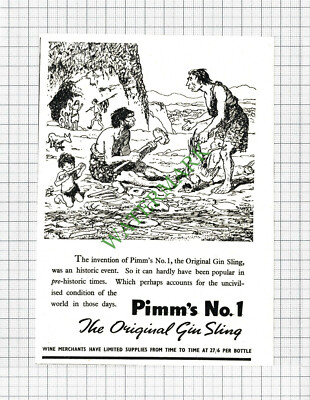 Pimms Pimm's No 1 Advert - 1947 Small Cutting