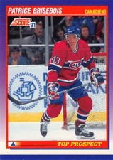 1991-92 Score American #382 Patrice Brisebois