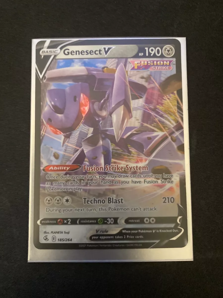 Pokemon Fusion Strike Genesect V #185 