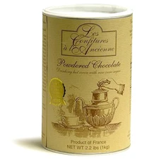 Les Confitures a l'Ancienne Hot Chocolate Drink COCOA MIX French 2.2lbs 1kg Can