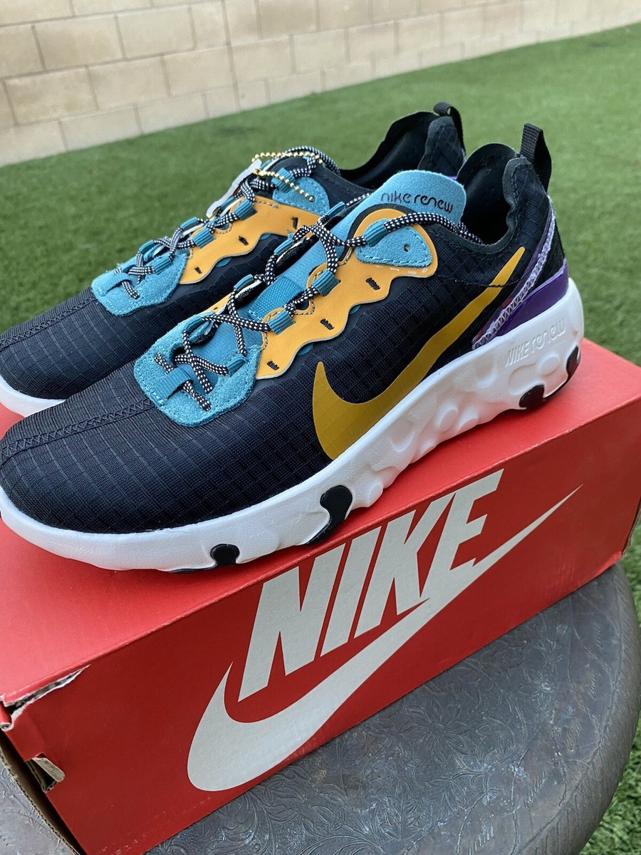 nike renew element 55 black and blue