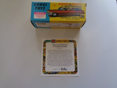 Corgi Model Club 437 - Superior Ambulance on Cadillac Chassis with COA 