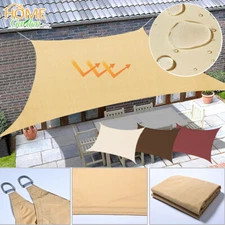 Waterproof Sun Shade Sail Canopy Outdoor Patio Garden Oxford Shelter Pool Cover