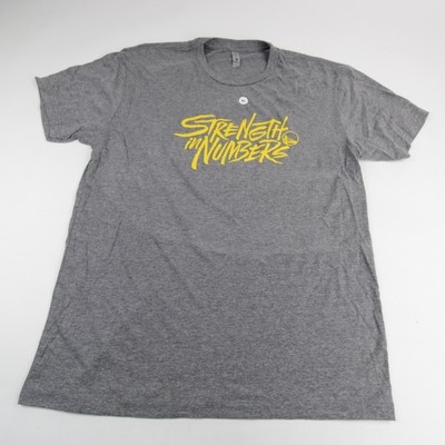 Golden State Warriors Next Level Short Sleeve Shirt Men's Gray New