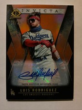 2021 Bowman Chrome Invicta Orange Refractor Auto LUIS RODRIGUEZ, DODGERS #BI-20