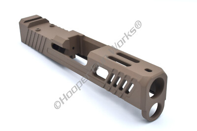 Lightening cut slide for Glock 43 G43 - HGW Titan RMSc - 17-4ph SS