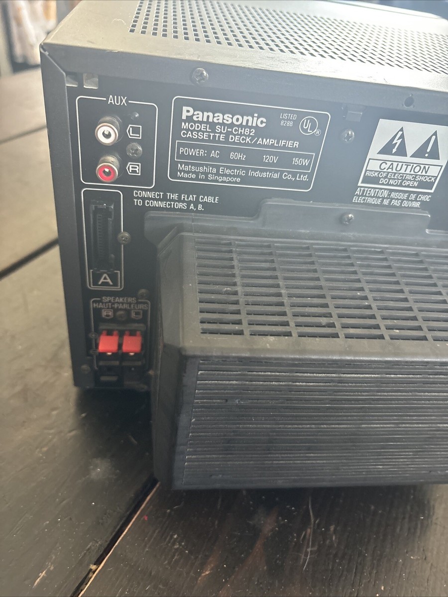 Panasonic Stereo Integrated Amplifier - Black - SU-CH82 Cassette