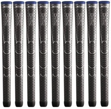 **SET OF 10pc** New WINN DriTac Men's Midsize Dark Grey Golf Grip 6DT-DG