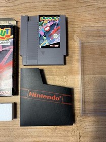 NINTENDO NES Spiel CRACKOUT OVP PAL B Ohne Anleitung- PALCOM Schutzh&uuml;lle OVP