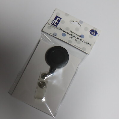 Retractable Cord String Card Holder with Clip | eBay Australia