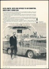 1965 LAX Airport Maserati Mistral Vintage Advertisement Print Art Car Ad J338