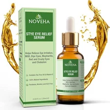 NOVEHA Stye Relief Serum | For Blepharitis Management Eyelid Bumps - 20 ml