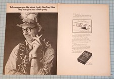 1969 Vintage 2 Page Print Ad Tell someone you like about Lark's Gas-Trap filter