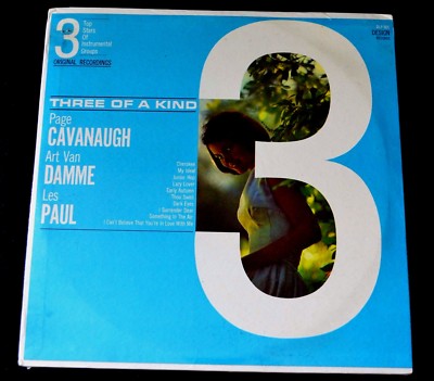 CAVANAUGH / VAN DAMME / PAUL-THREE OF A KIND-DLP905-JAZZ-SEALED LP