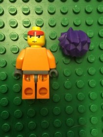 LEGO OMINO EXO FORCE RYO PURPLE Double Sided Hair MINIFIGURE 7706 7708 7709
