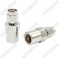 1x SMA Male to FME Male Plug Straight Adapter SMA-FME Coax Connector Converter