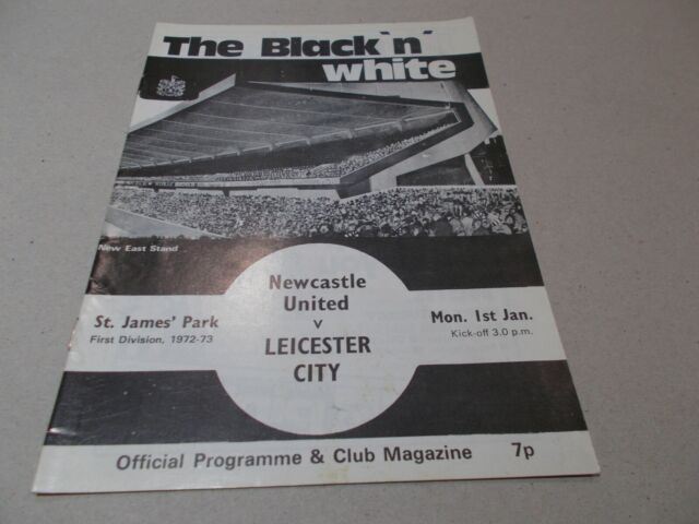Newcastle v Leicester 72/73