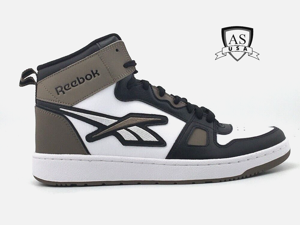 Reebok Resonator Mid Basketball Shoes Men's Size 9, 9.5, 10 White Gray