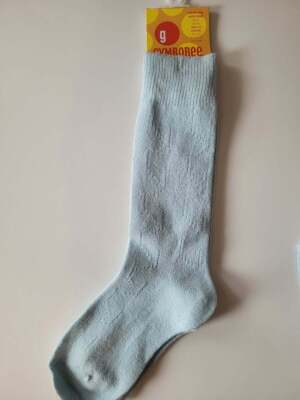 NWT Girls med large 4 5 y Gymboree APRES SKI light blue knee socks 2004 ...