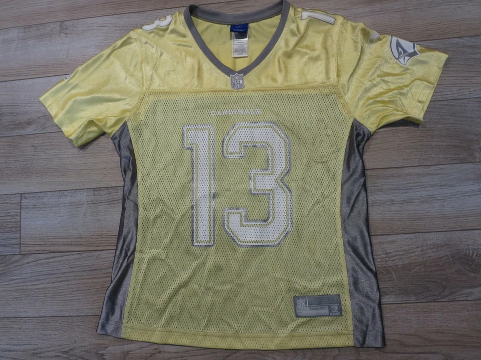 Camiseta de fútbol americano para mujer Kurt Warner #13 Arizona Cardinals NFL Reebok M mediana Foto 2 de 3
