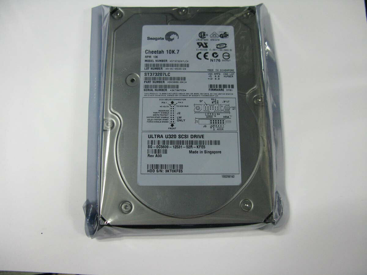 Seagate Cheetah10K.7 3.5インチ内蔵型HDD 73GB/U-320-SCSI/80pin ST373207LC Amazon.com: Seagate-IMSourcing Cheetah 10K.7 ST373207LW 73