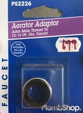 Aerator Adapter 55/64 Inch-27T x 15/16" -27T Standard Lead-Free Brass - 1.5 GPM