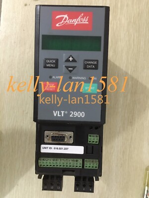 1PCS Used Danfoss frequency converter 2900 1.5KW 380V VLT2915PT4B20STR0DBF00A00C