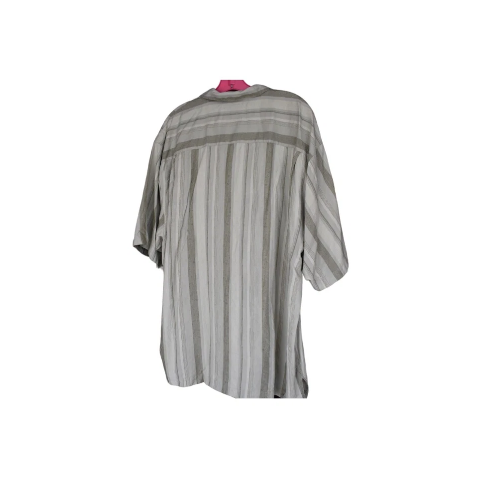 Мужская винтажная шелковая светло-зеленая рубашка Jamaica Jaxx XXL - Изображение 2 из 4