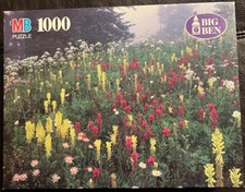 Milton Bradley Big Ben 1000 Piece Jigsaw Puzzle, Mt Ranier National Park, WA