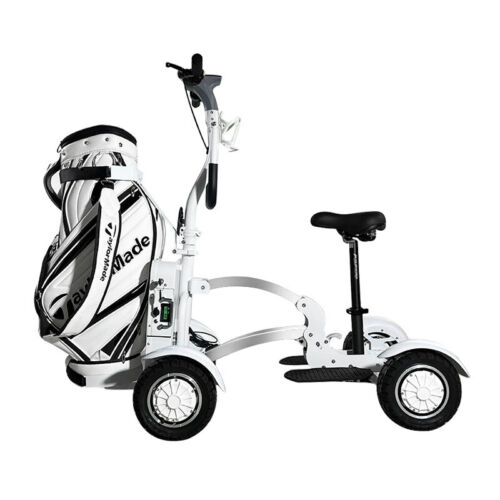48v Li-Battery Folding 4 Wheels Golf Push Cart Electric Scooter 2400W - Picture 2 of 6