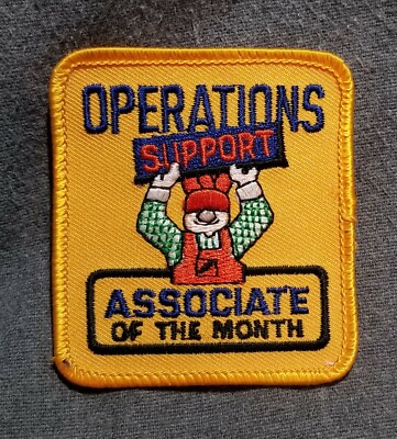 LMH PATCH Badge HOME DEPOT Homer Award ASSOCIATE of Month OPERATIONS SUPPORT