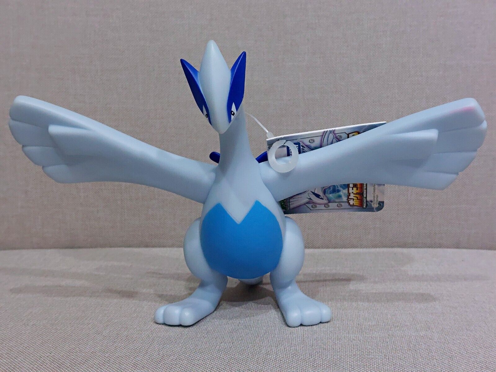 POKEMON 4 COLLECTIBLE SOFT FIGURE SET X LUGIA TYPHLOSION BANDAI 2010 NEW !