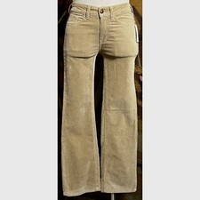 Anthropologie Pilcro Yaya Corduroy Dune Camel Flare Pants Size 25