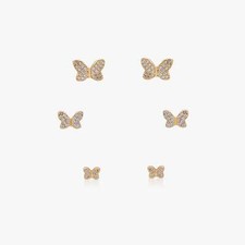 Butterfly Earrings Set