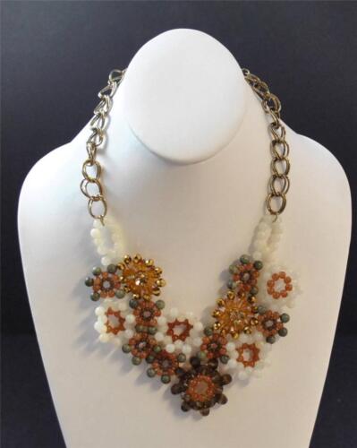 Conjunto de pendientes collar cuentas topacio Youmi K estilo sofisticado tejidos a mano - Imagen 7 de 12