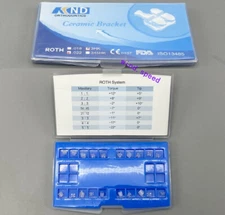 KND Ceramic Brackets Dental Orthodontic Brace 3M Style Roth MBT 022/018 3/345HK