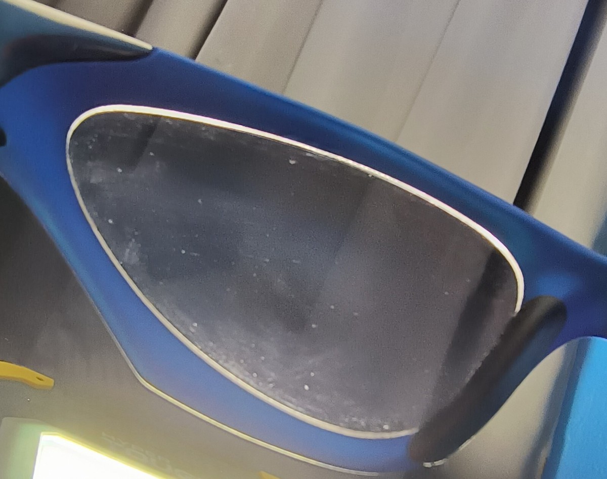 Oakley Scar FMJ Electric Blue / Ice Iridium 04-554 w/ Original Box