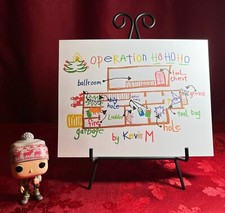 Home Alone 2 Operation Ho-Ho-Ho Map - 8.5 x 11 - Home Alone Map