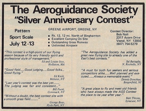 The Aeroguidance Society Silver Anniversary Contest Vintage Print Ad ...