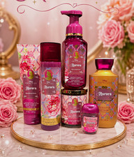 Bath & Body Works Disney Princess Aurora 5pc Set Mist Soap Wash Cream Sanitizer