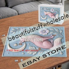 1000 piece jigsaw puzzle Whimsical Cat Celestial Style moon s