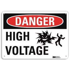 Lyle U1-1036-Ra_14X10 Danger Sign, 14X10 In., English,  U1-1036-Ra_14X10