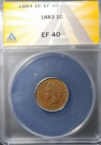 1883 indian head penny cent EF-40 XF-40