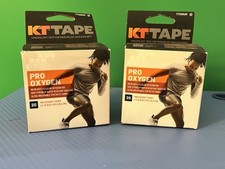 Lot of 2- KT TAPE Pro Oxygen Strips 2 x 10 inches, 20 Each Box-Kinesiology Tape
